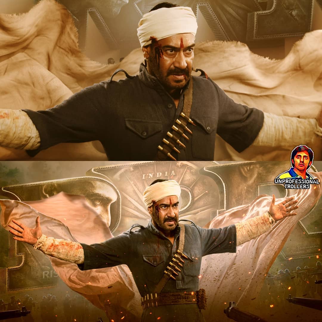 SS Rajamouli Reveals The Premier Motion Poster Of RRR Ajay Devgn On His Birthday