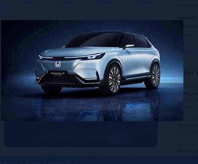 Honda is bringing New E-SUV Prototype Vehicle Presented At Shanghai Expo